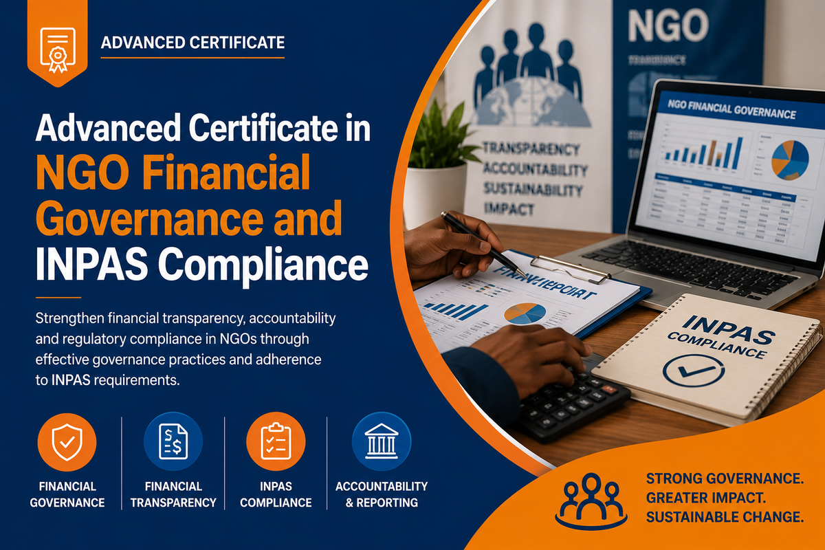 Advanced Certificate in NGO Financial Governance and INPAS  Compliance