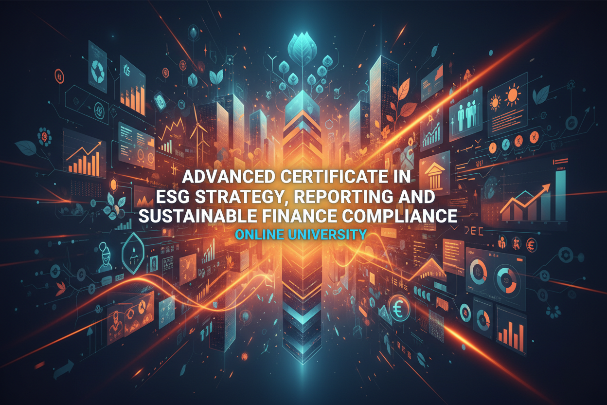 Advanced Certificate in ESG Strategy, Reporting and Sustainable Finance Compliance