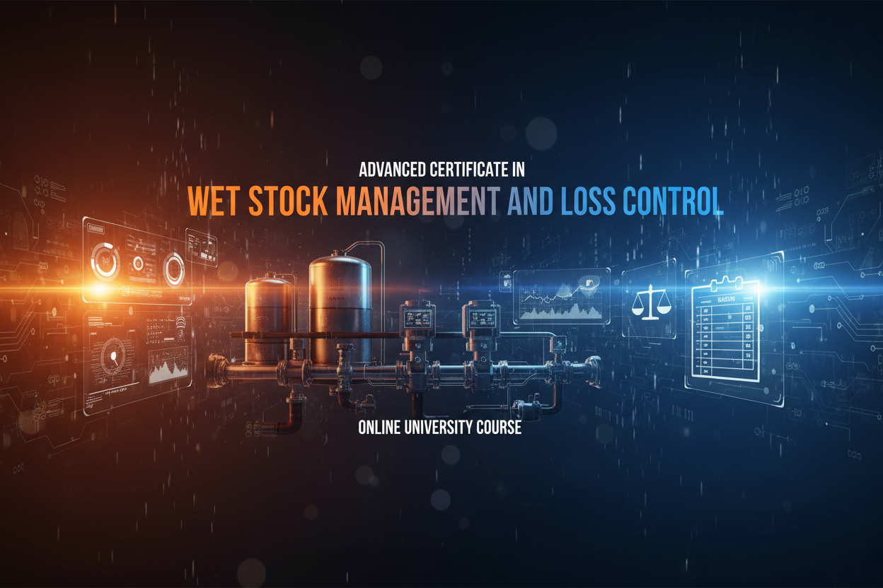 Advanced Certificate in Wet Stock Management and Loss Control