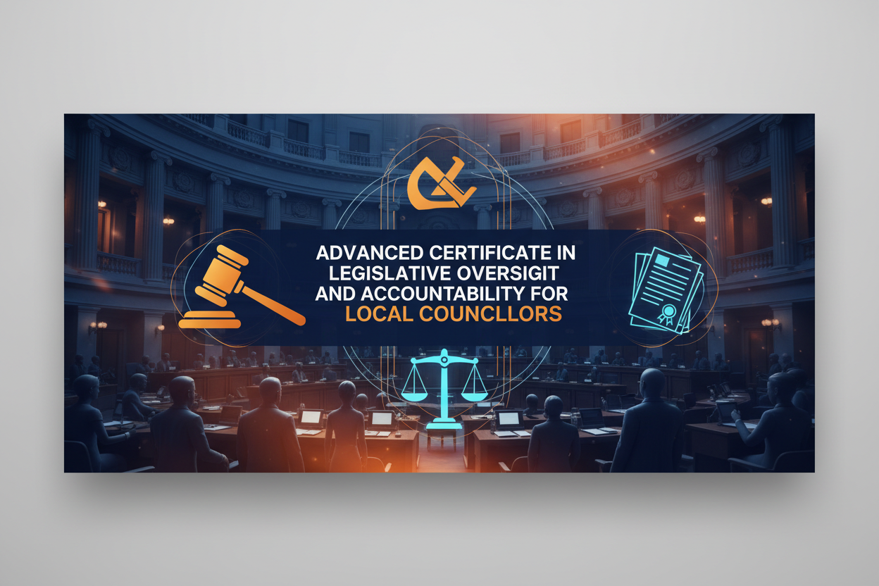 Advanced Certificate in Legislative Oversight and Accountability for Local Councillors
